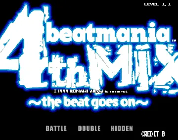 beatmania 4th MIX (ver JA-A) screen shot title